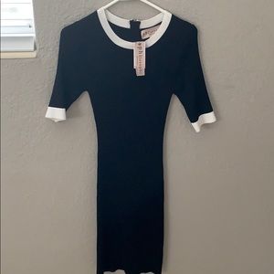 Never worn black knit dress